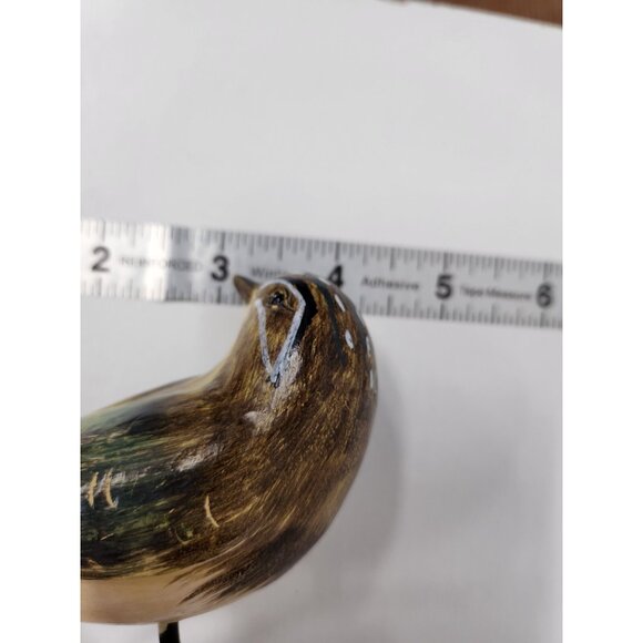 Vintage Bird on Metal Tree Handcrafted Figurine Statue Display Cottagecore - Picture 13 of 13